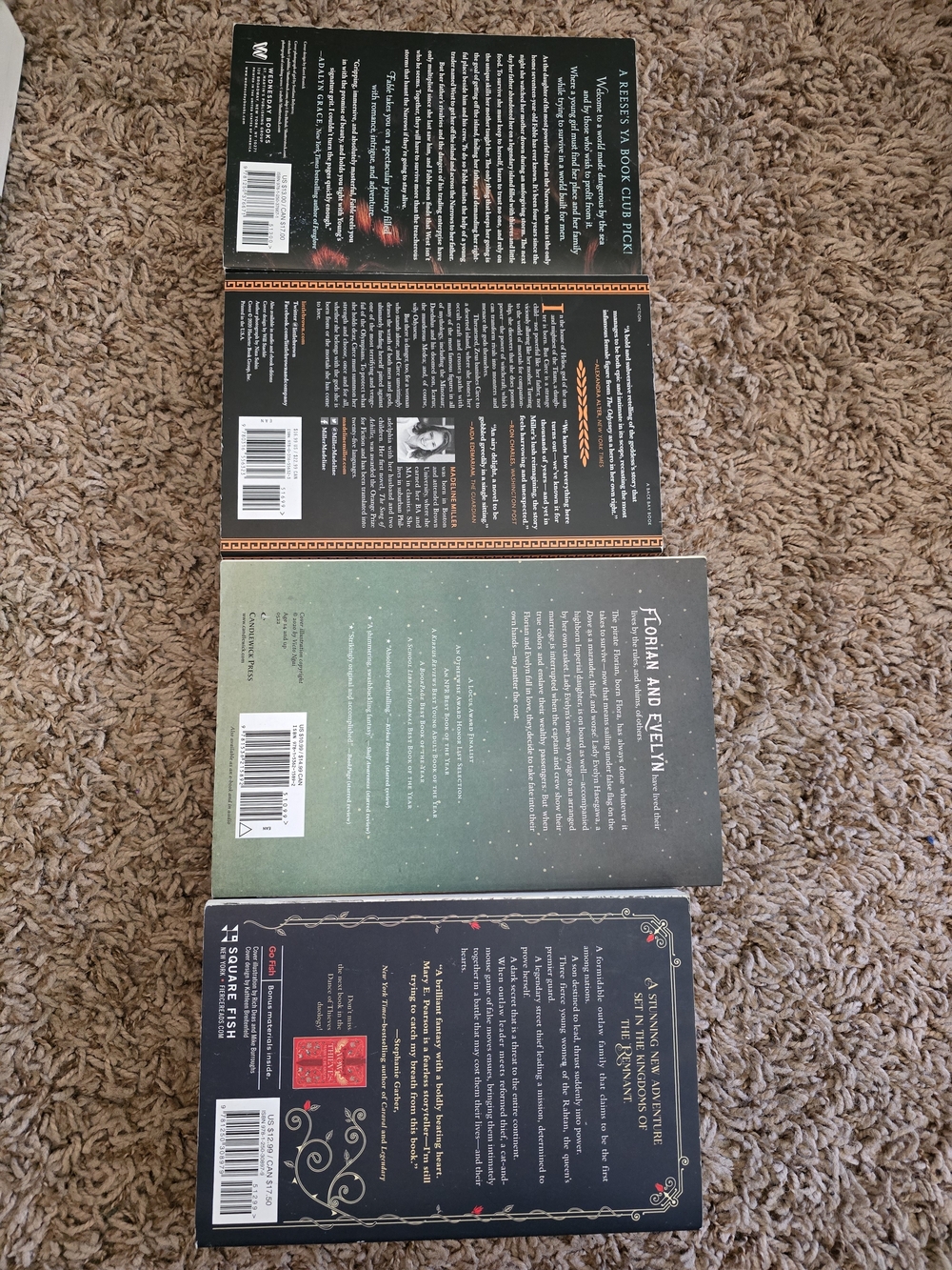 Book Tok Fantasy-Set of 4 Illustrated Paperback Novels - Circe Included - Picture 2 of 3